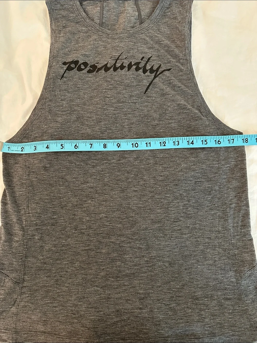 lululemon athletica Gray 'positivity' Sleeveless Tank